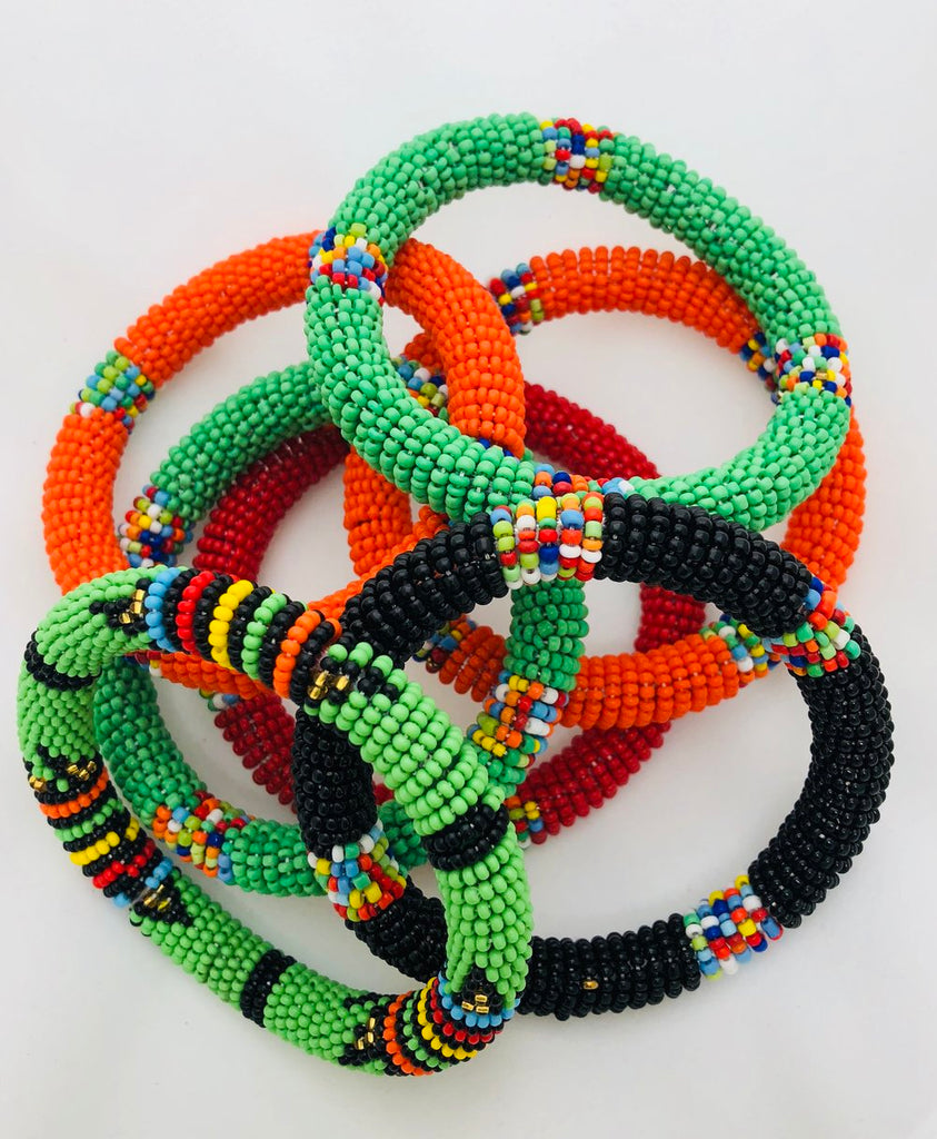 Buy ON SALE Set of 2 African Beaded Handcuff, 2 Maasai Bracelet, Zulu  Bracelet, Wrist Bracelet, Long Colorful Bracelet, Tribal Bracelet, Boho  Online in India - Etsy